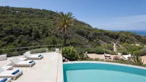 Modern villa in Cala Vadella for rent - San Jose Modern villa in Cala Vadella for rent - San Jose